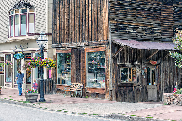 Street Level View of Historic Georgetown, CO