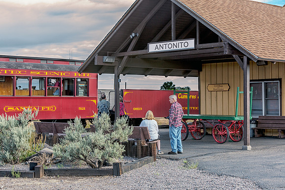 Cumbres & Toltec Train Station in Antonito, CO