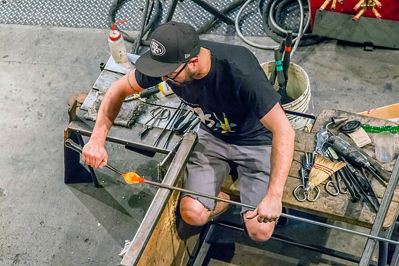 Glass Blower @ Work - Museum of Glass