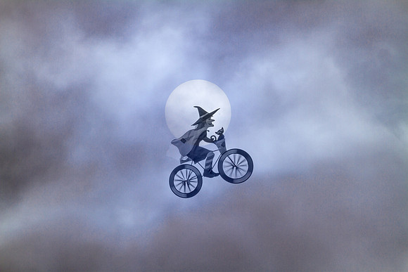 Witch on Bike