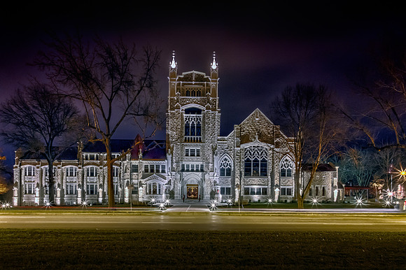 Country Club Christian Church @ Night