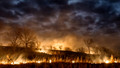 Night Burn w/Clouds
