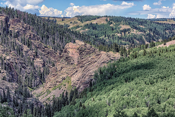 Scenic Countryside as Seen from the Cumbres & Toltec RR
