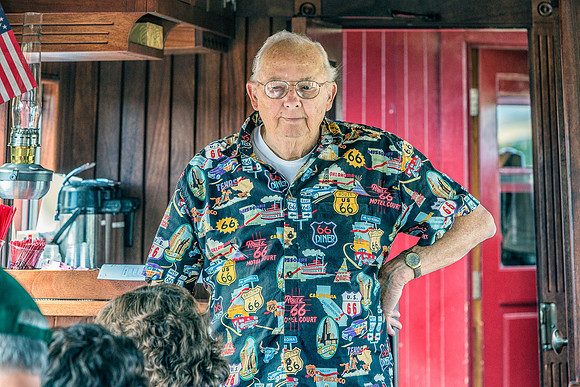 Parlor Car Passenger, and yes, He has Traveled the Entire Route 66
